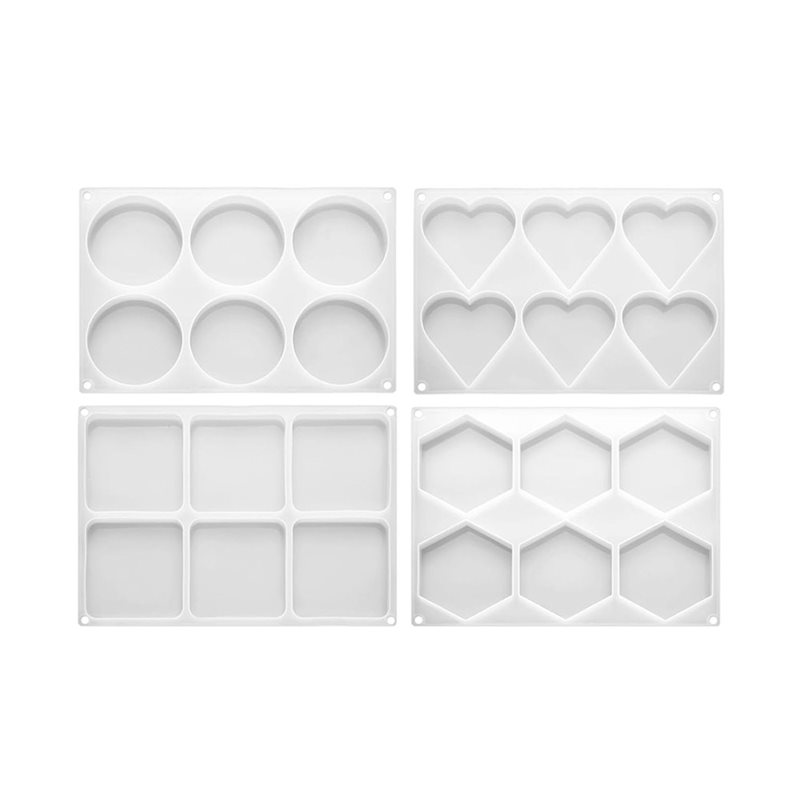 Resin Art Coasters - Cetakan Resin FYBL 4 Inci Bulat