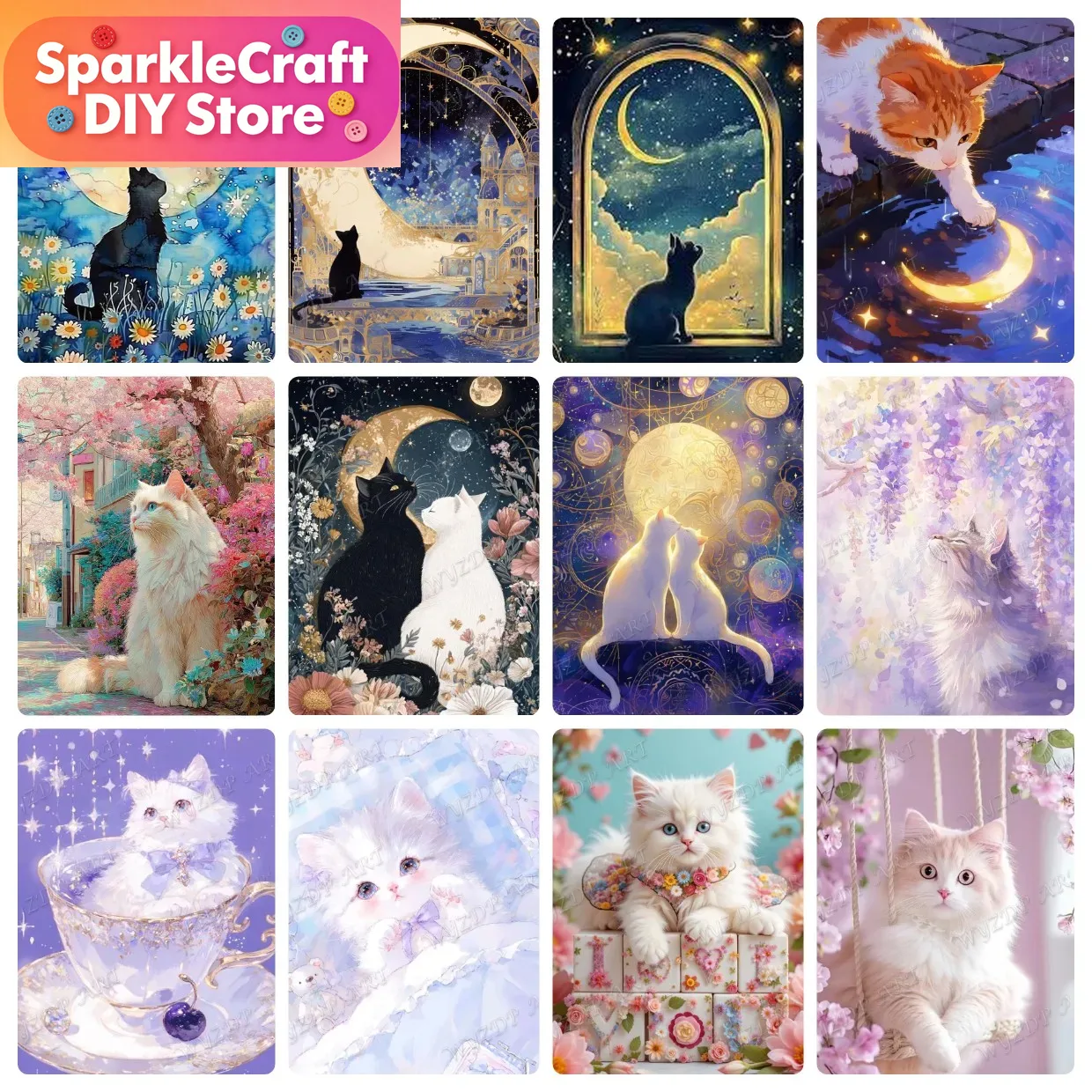 Resin Art Work - Kit Lukisan Berlian 5D DIY Motif