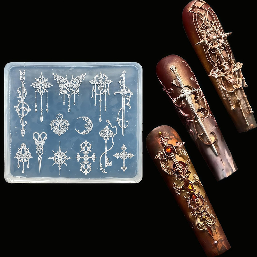 Resin Art Template - Cetakan Silikon Bentuk Panah, Cetakan Resin