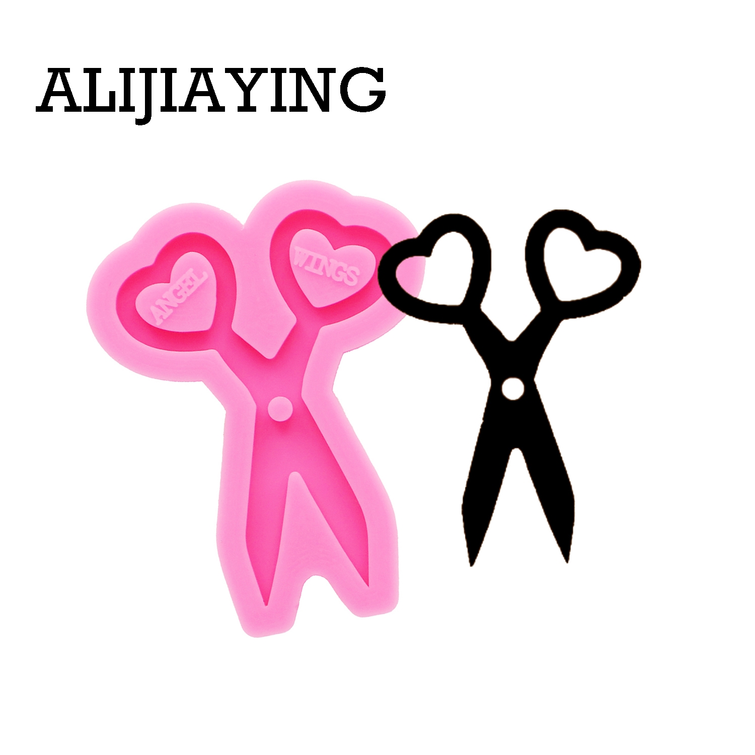 Resin Art Keychain Design - DY0263 Cetakan Silikon DIY Resin Epoksi