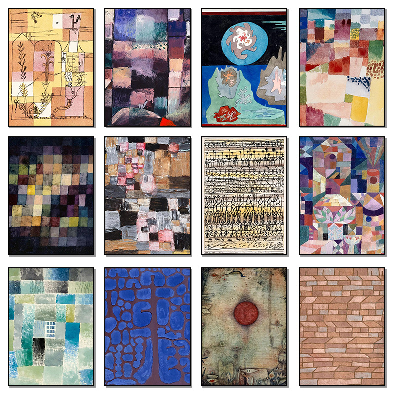 Resin Art Work - Poster Koleksi Karya Seni Abstrak Paul