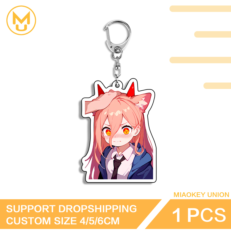 Resin Art Keychain Design - Kawaii Zero Two Tokoh Anime Seni