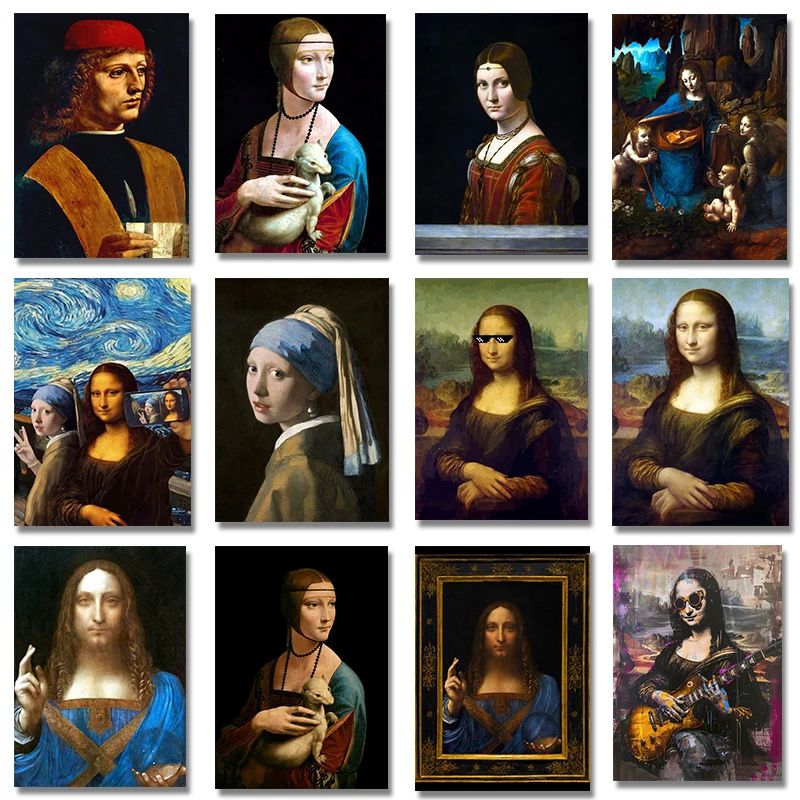Resin Art Work - Karya Seni Leonardo Da Vinci Salvator