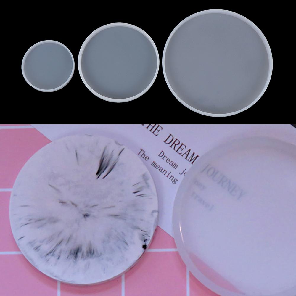 Resin Art Coasters - Cetakan Resin Epoxy Bulat untuk Seni