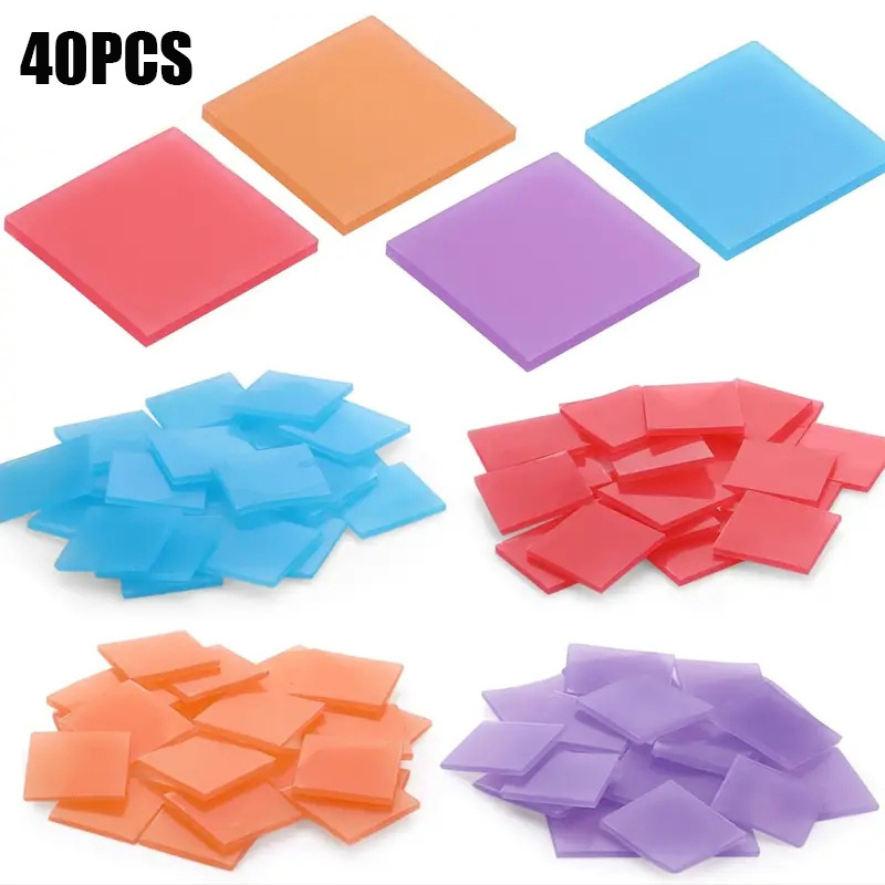 Resin Art Diy - 40 Buah Lilin Lukis Berlian, Lumpur