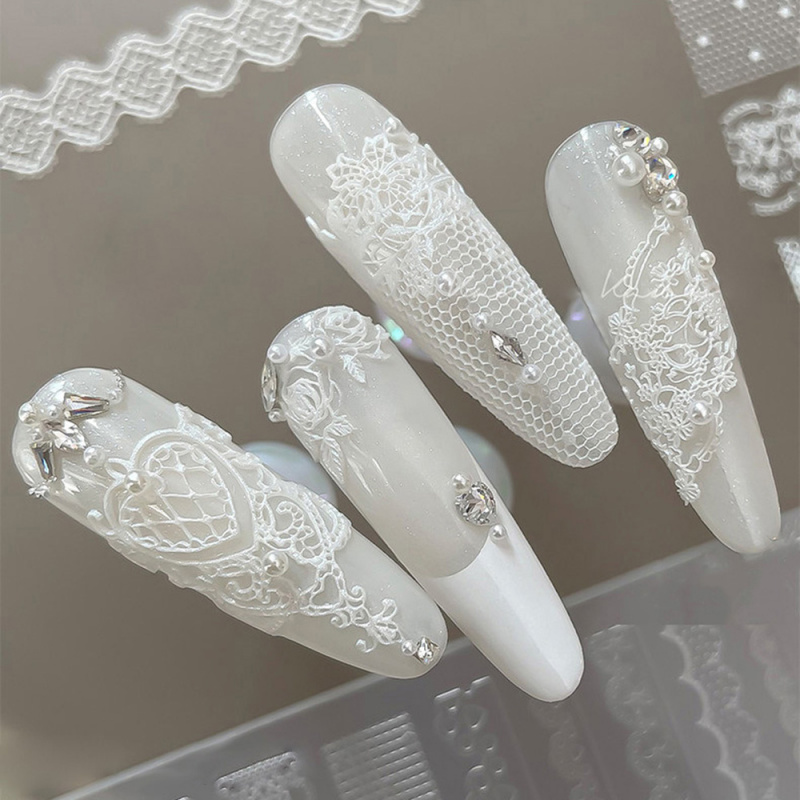 1 Buah Cetakan Kuku Silikon 3D - Resin Art Template ulasan dan harga