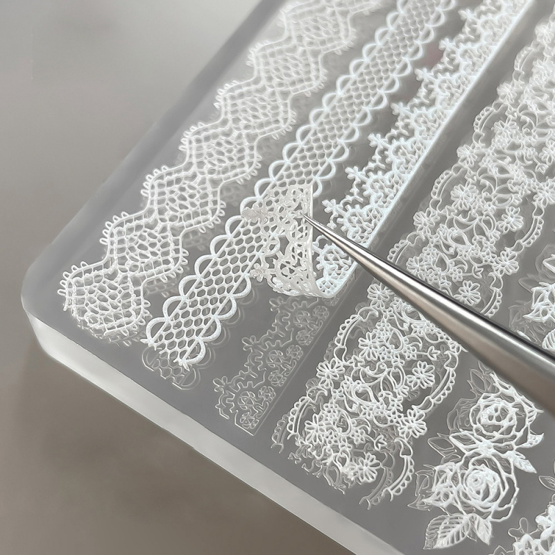 1 Buah Cetakan Kuku Silikon 3D - Resin Art Template ulasan dan harga