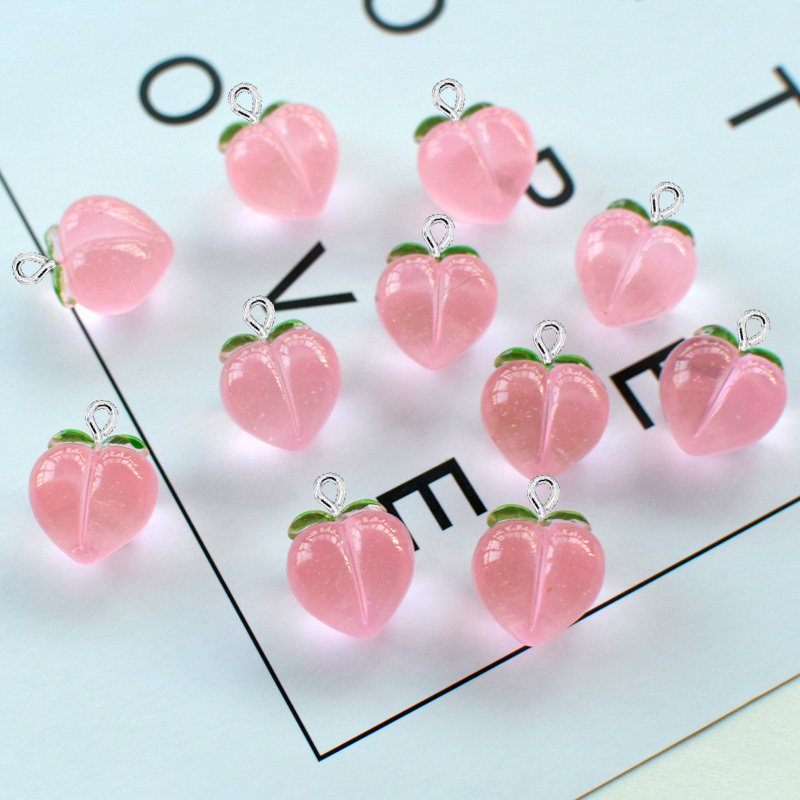 10 Buah Liontin Resin Datar Tr - Resin Art Keychain ulasan dan harga