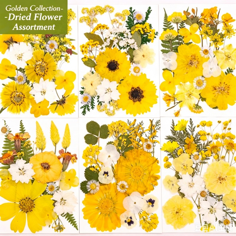 6 Jenis Paket Bunga Kering Cam - Dried Flower Pressed ulasan dan harga