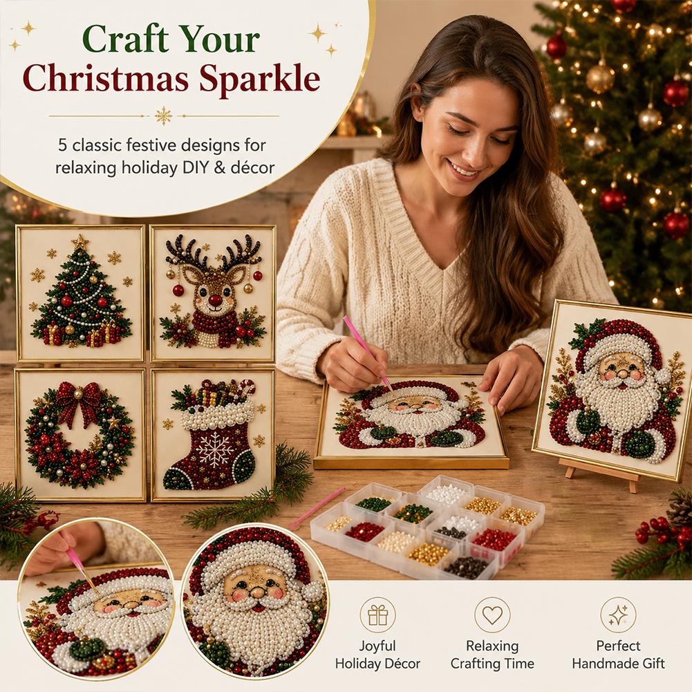 Kit Seni Mutiara Santa Claus N - Resin Art Diy ulasan dan harga