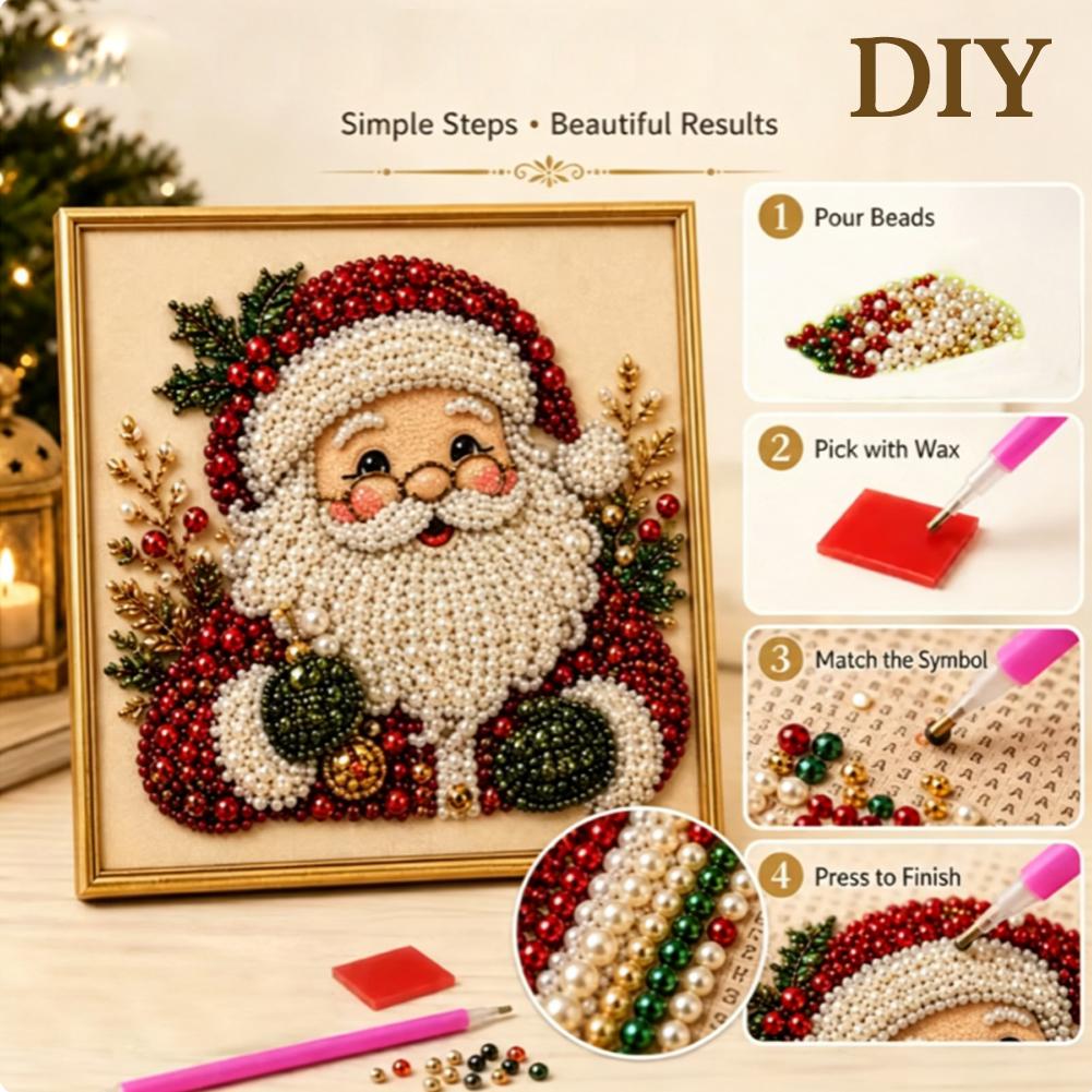 Kit Seni Mutiara Santa Claus N - Resin Art Diy ulasan dan harga