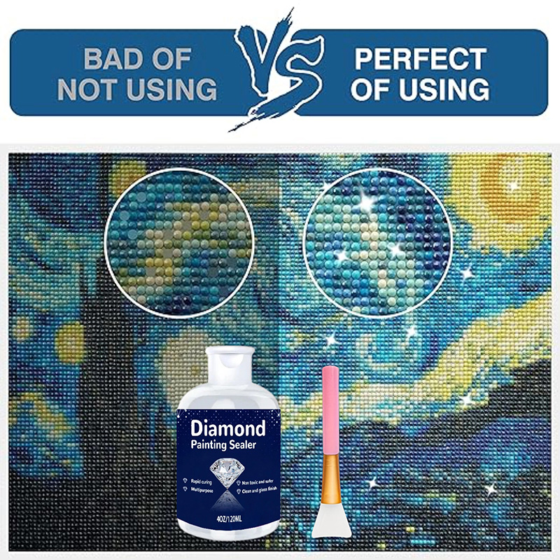 Sealant Lukisan Berlian, Alat  - Resin Art Painting ulasan dan harga