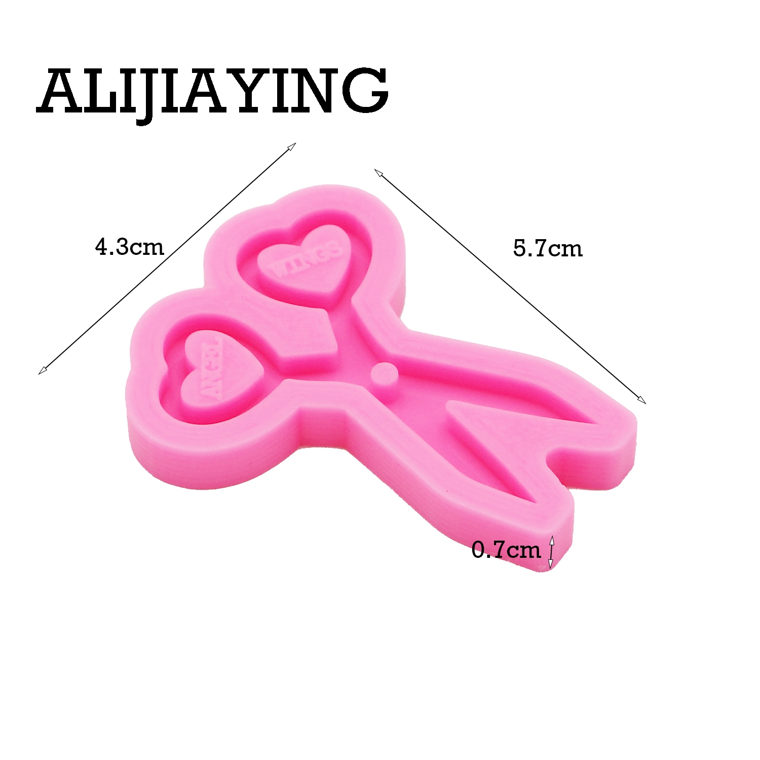 DY0263 Cetakan Silikon DIY Res - Resin Art Keychain Design ulasan dan harga