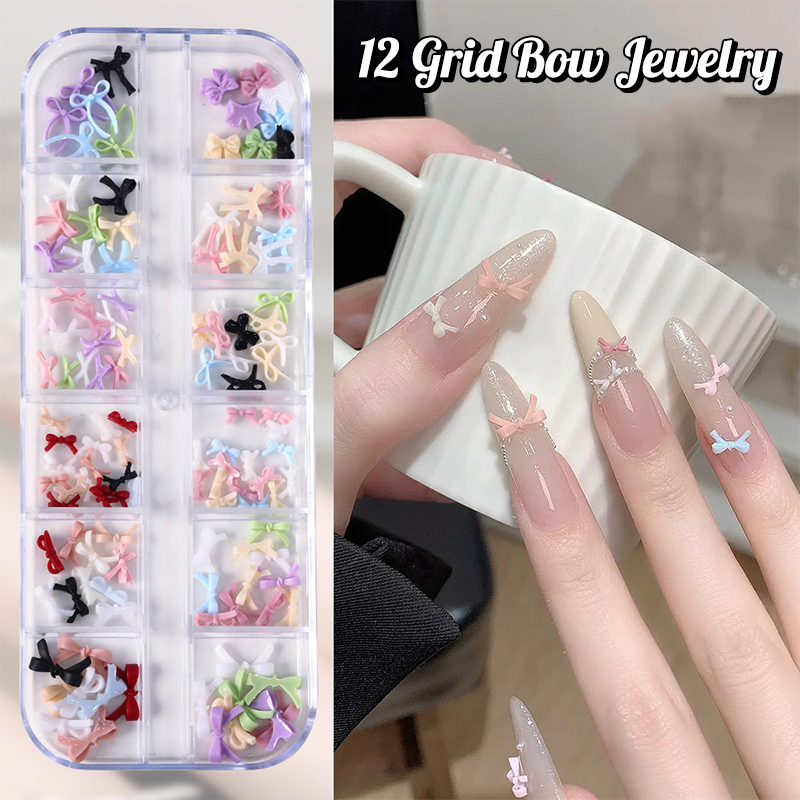 12 Hiasan Kuku Bentuk Pita Ber - Resin Art Diy ulasan dan harga