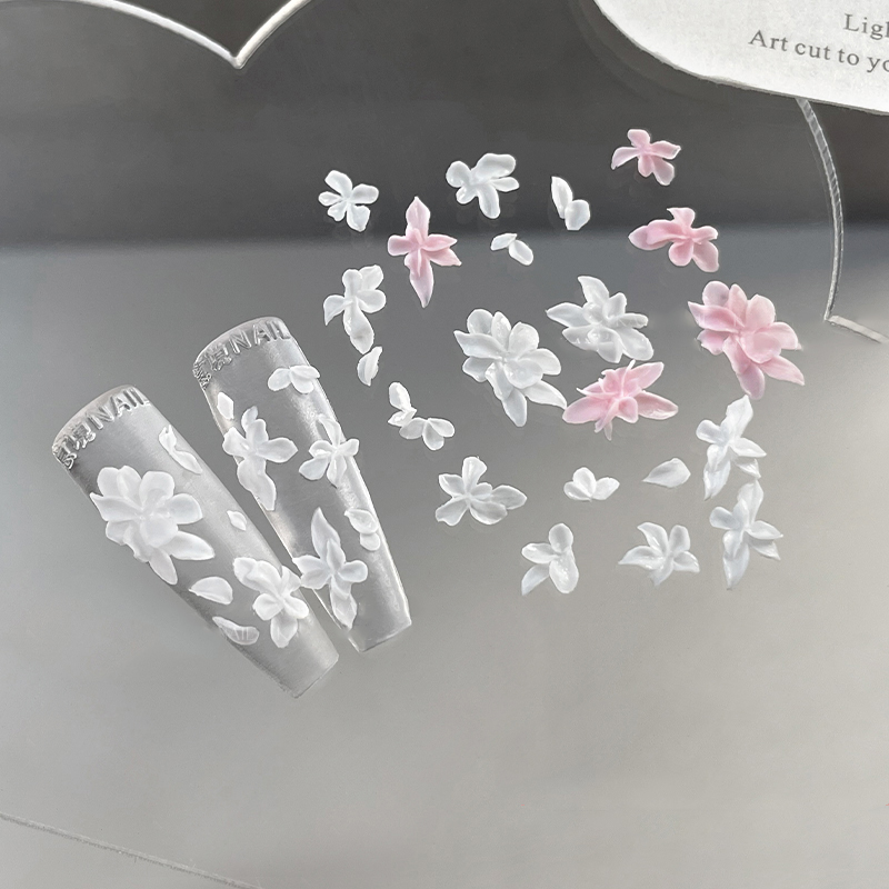 [J] Cetakan Kuku Bunga 3D DIY  - Resin Art Template ulasan dan harga