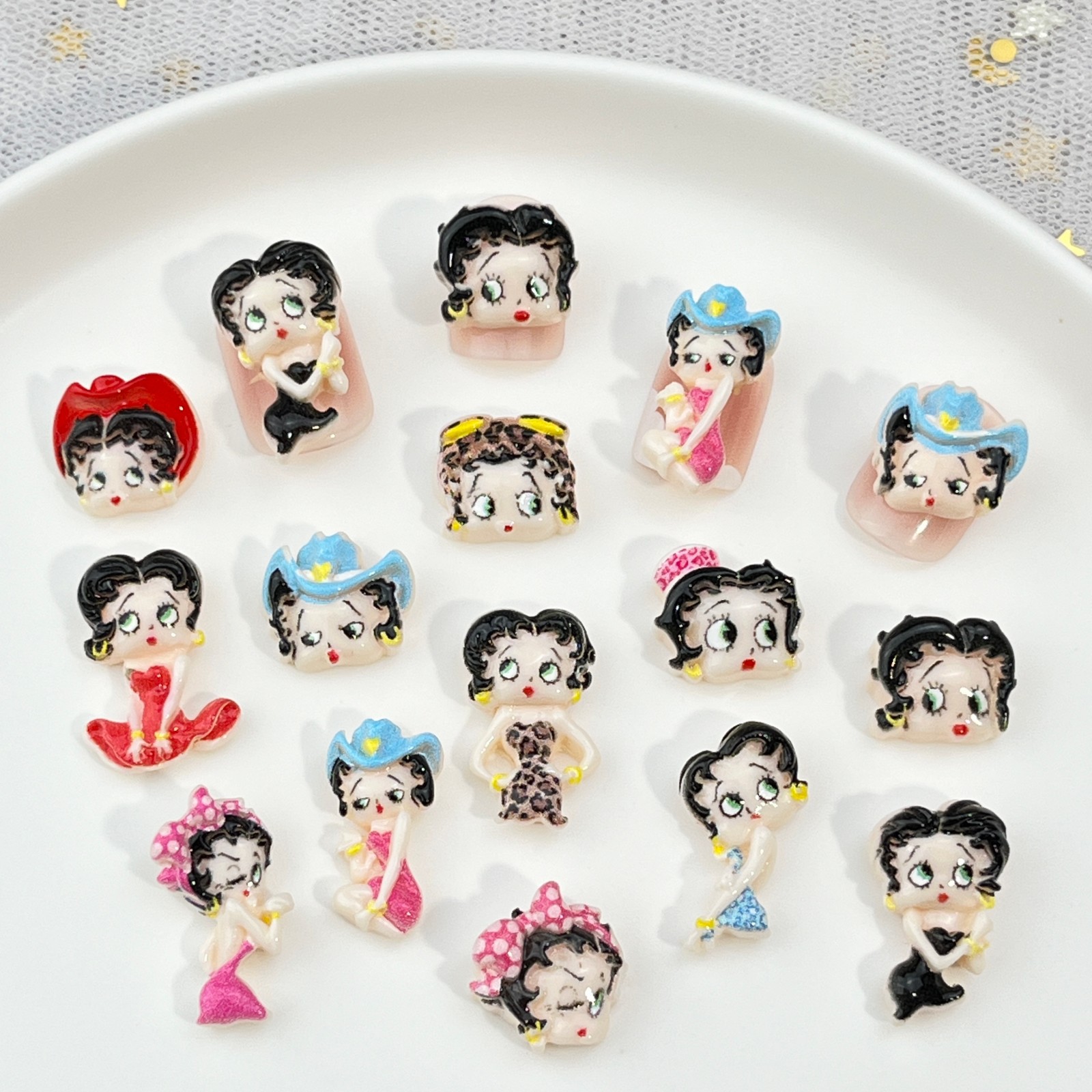 100pcs Aksesoris Seni Kuku Kar - Resin Art Diy ulasan dan harga