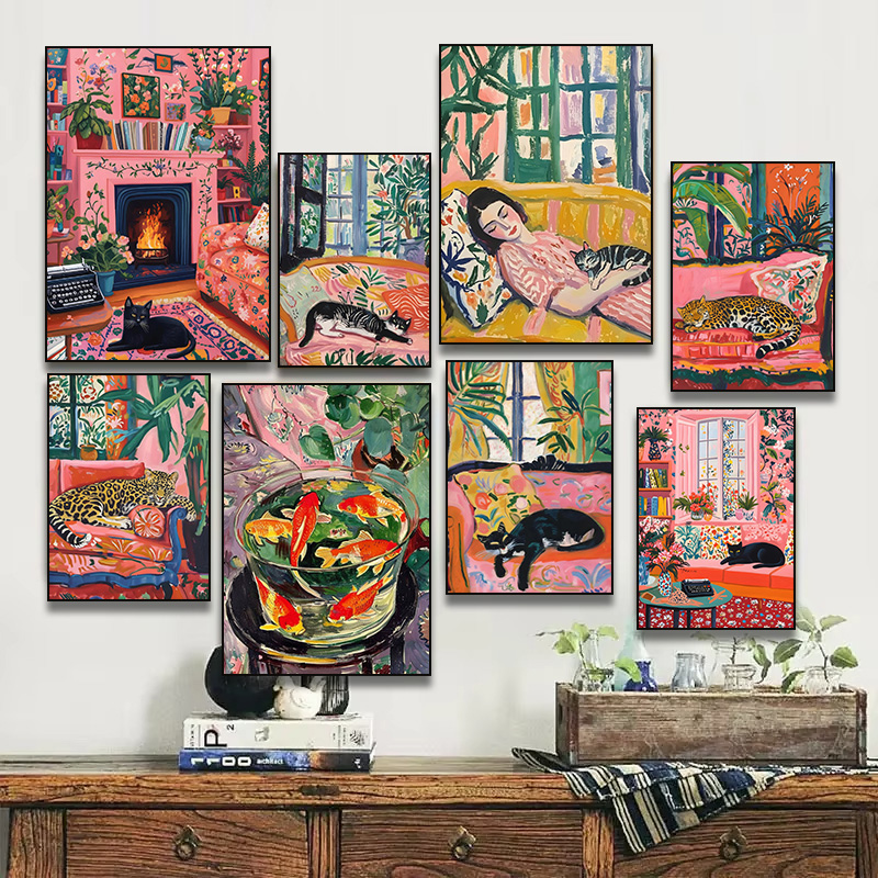 Poster Seni Terinspirasi Henri - Resin Art And Deco ulasan dan harga