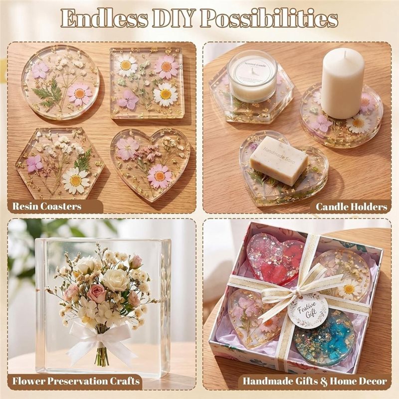 [ABFI!】 Cetakan Resin untuk Ke - Resin Art Coasters ulasan dan harga