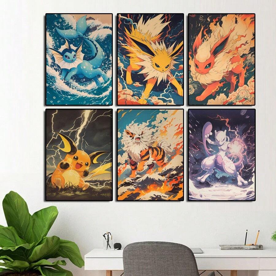 Anime Pokemon Raichu Mewtwo Fl - Resin Art For Kids ulasan dan harga