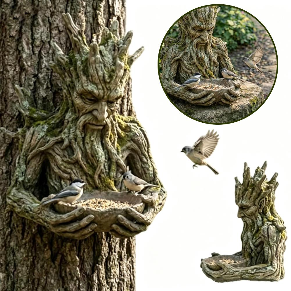 Tempat Makan Burung Berbentuk  - Resin Art On Wood ulasan dan harga