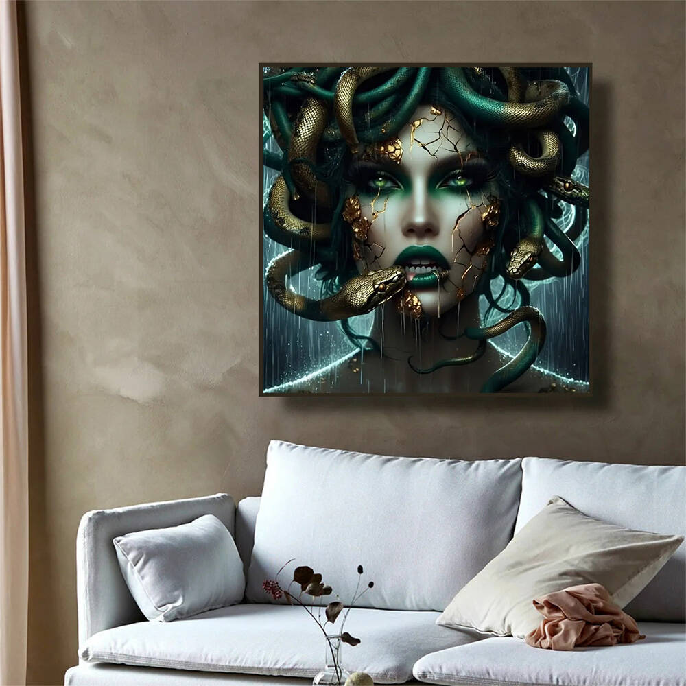 Lukisan Berlian Potret Wanita  - Resin Art Work ulasan dan harga