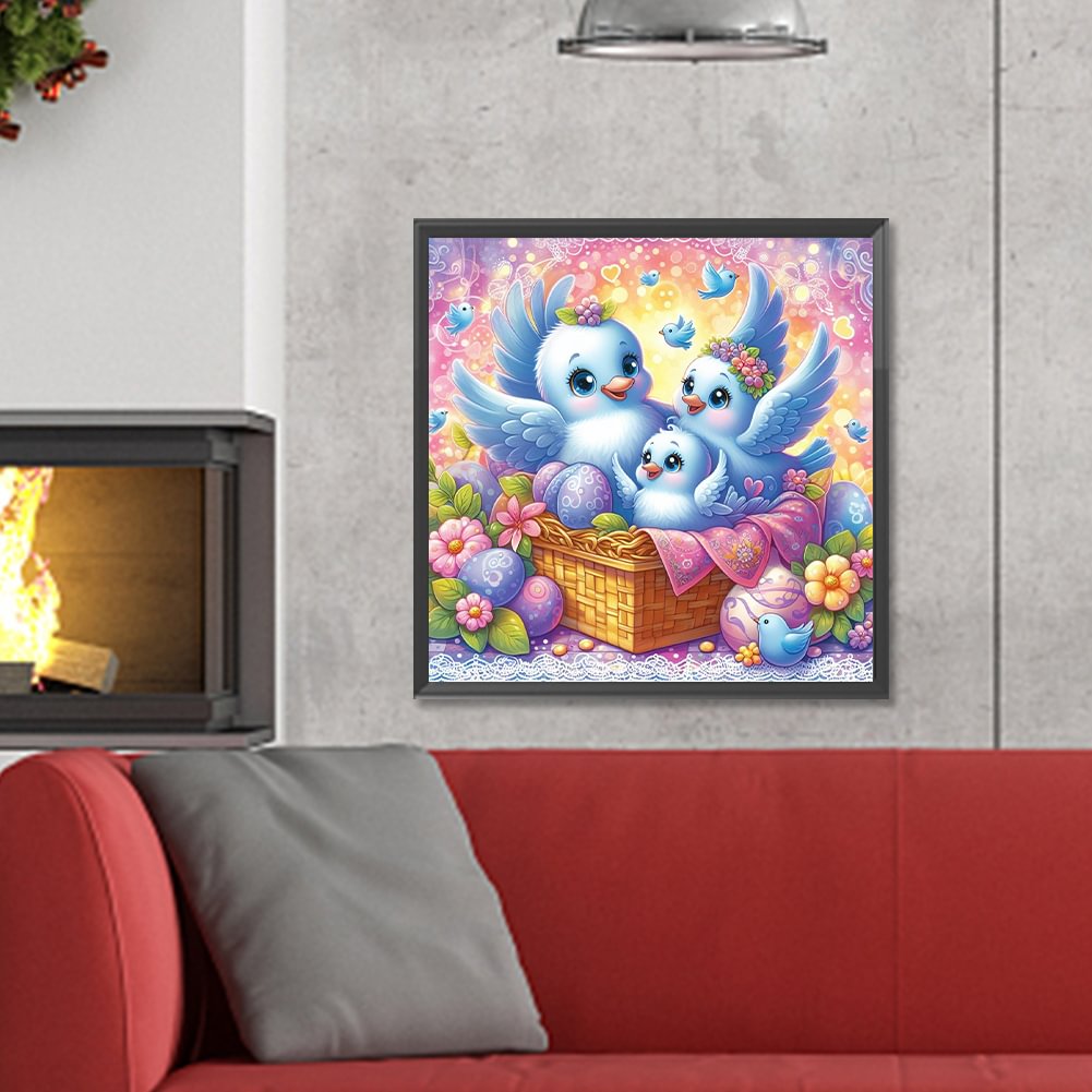 Lukisan Berlian Keluarga Natal - Resin Art Painting ulasan dan harga