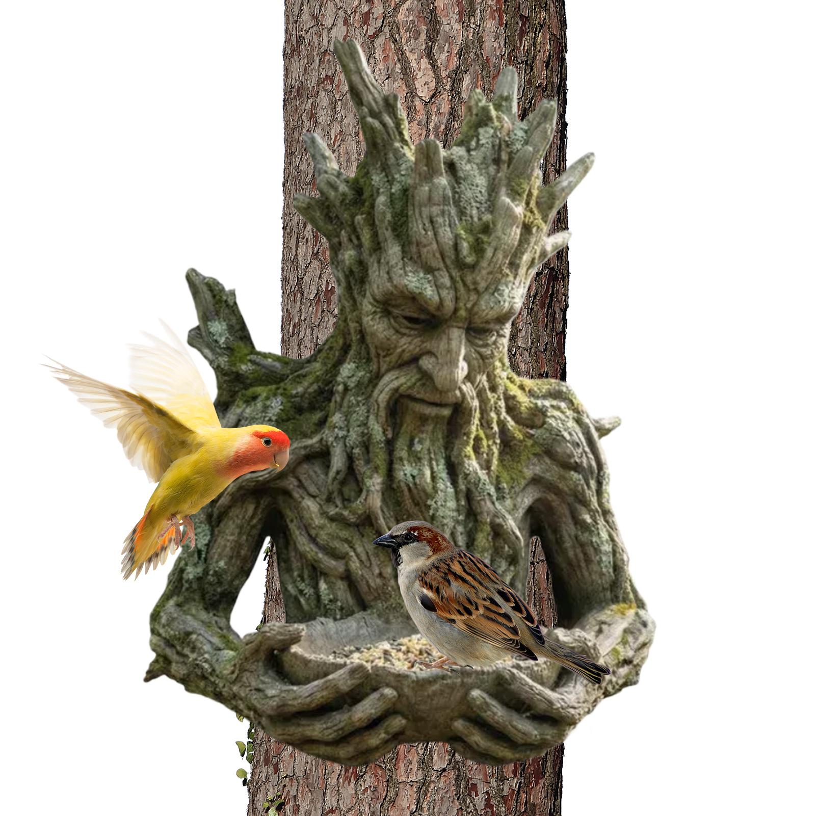 Tempat Makan Burung Berbentuk  - Resin Art On Wood ulasan dan harga