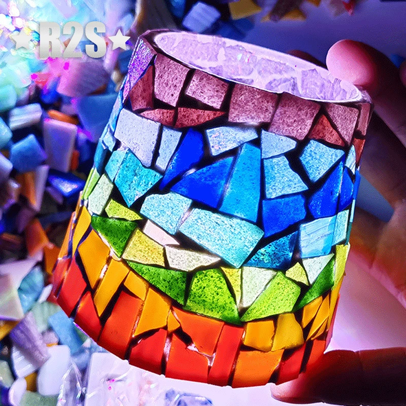 100G Ubin Mosaik Kaca Patri Mo - Resin Art Coasters ulasan dan harga