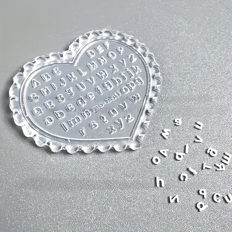 1 Buah Cetakan Huruf Seni Kuku - Resin Art Template ulasan dan harga
