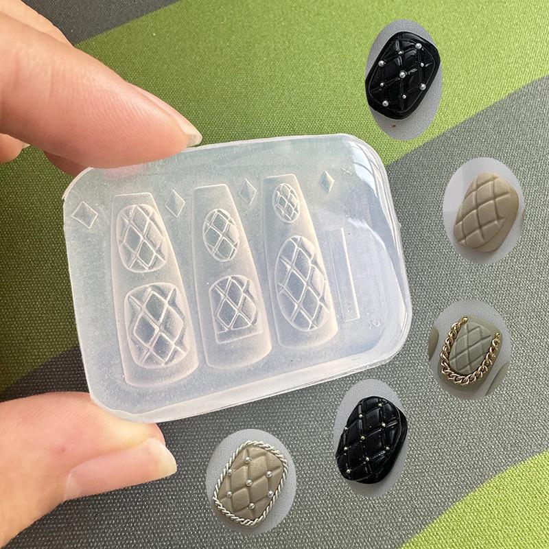 Cetakan Kuku Silikon Motif Kot - Resin Art Template ulasan dan harga