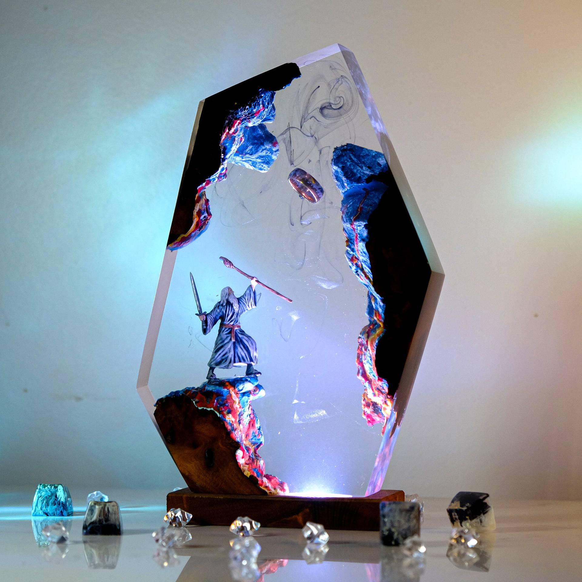 Lampu Resin Figur Adegan Film  - Resin Artist ulasan dan harga