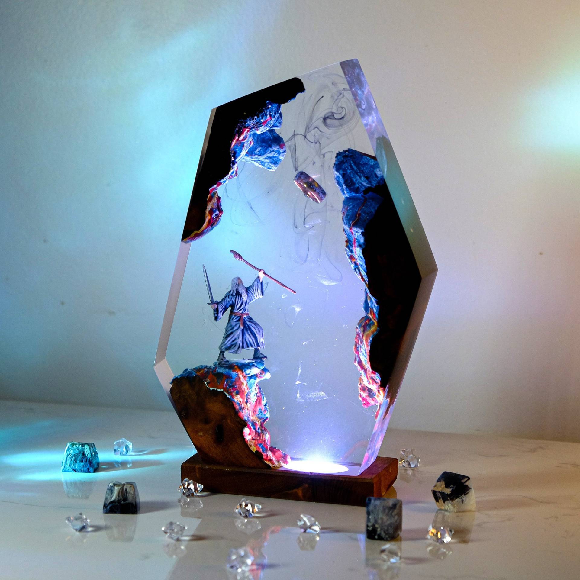 Lampu Resin Figur Adegan Film  - Resin Artist ulasan dan harga