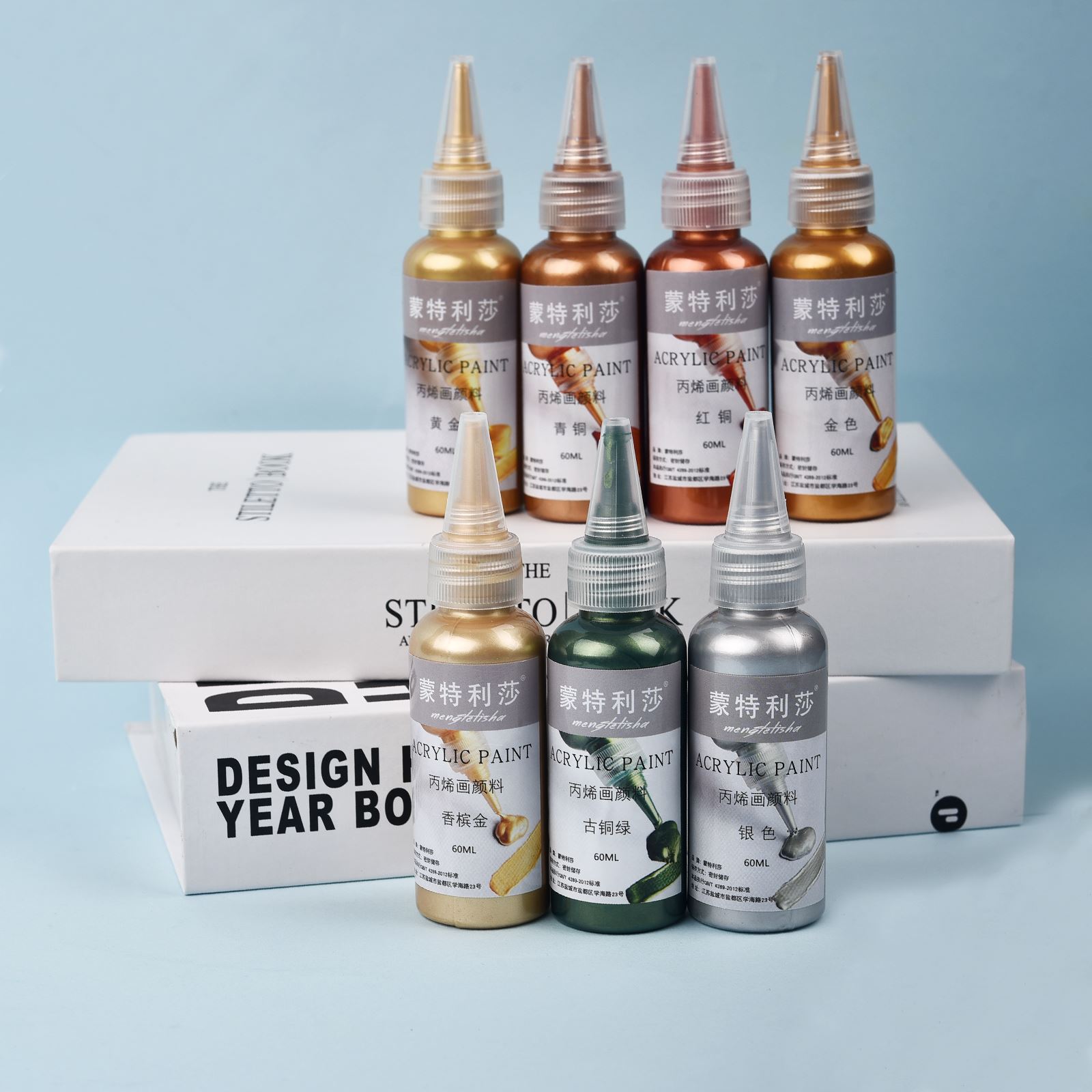 7 warna 60ml/botol pigmen seni - Resin Artist ulasan dan harga