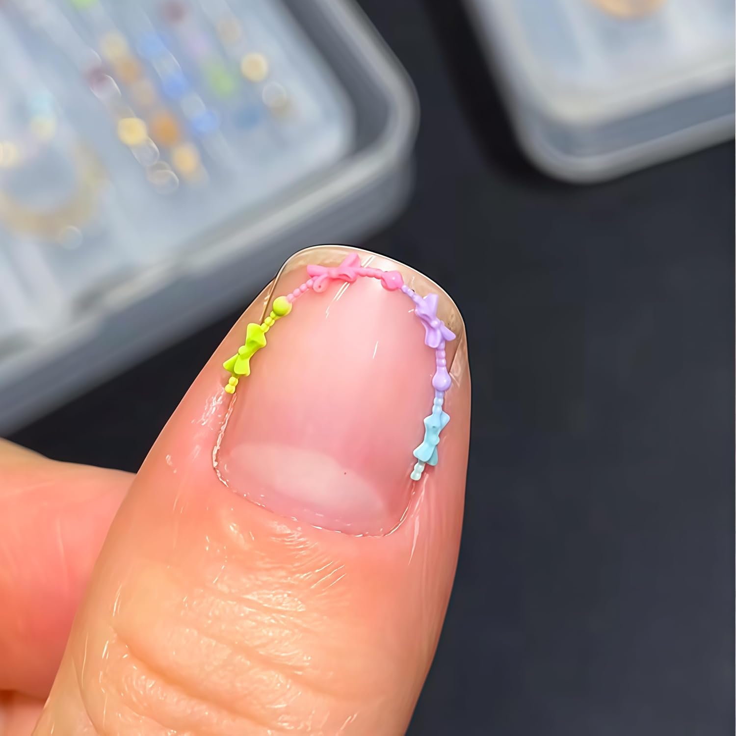 Cetakan Seni Kuku Gel Kalung M - Resin Art Template ulasan dan harga
