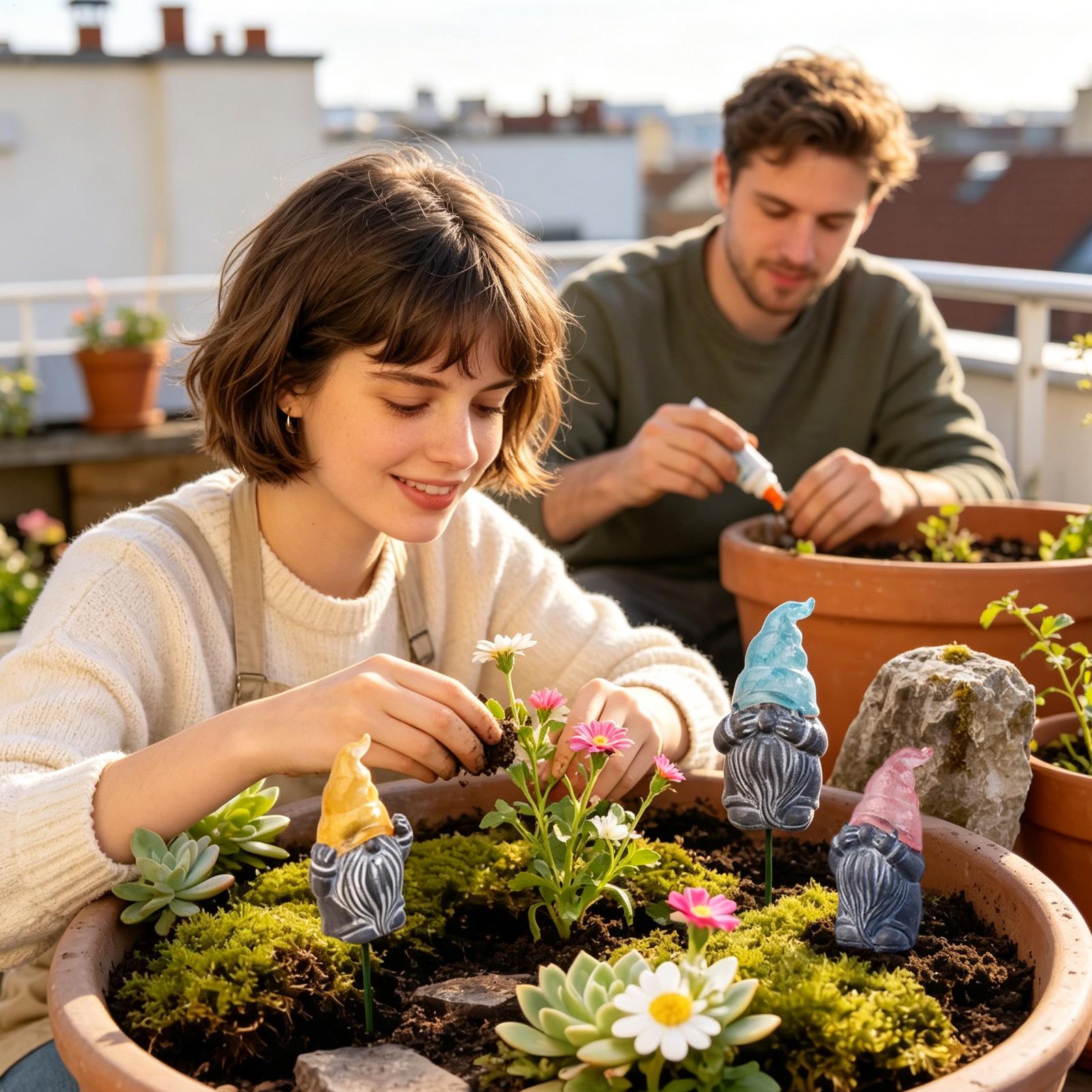 Tiang Taman Dekoratif 3 Buah T - Resin Art Flowers ulasan dan harga