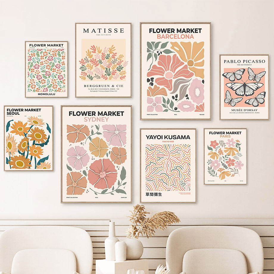 Cetak Poster Pasar Bunga Seni  - Resin Art Name ulasan dan harga