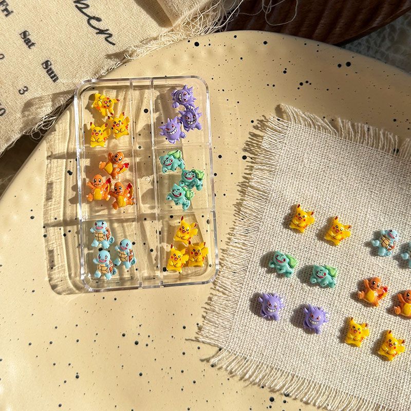 Aksesori seni kuku Pokemon, hi - Resin Art Diy ulasan dan harga