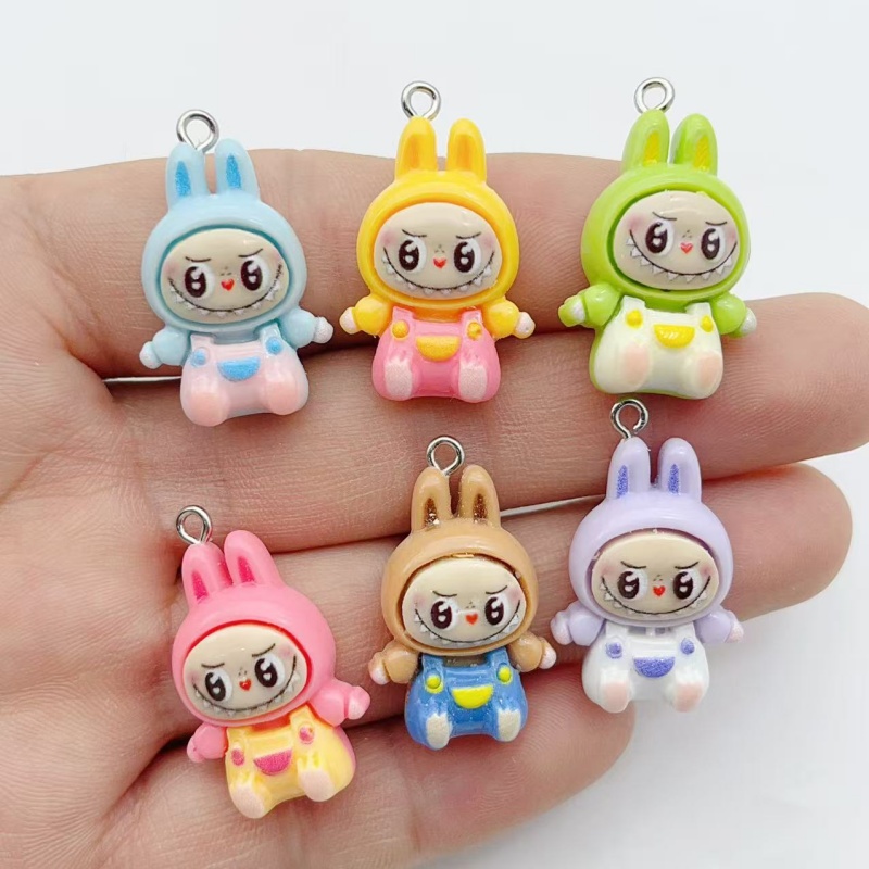 10Pcs Gantungan Resin Rumah St - Resin Art Keychain ulasan dan harga