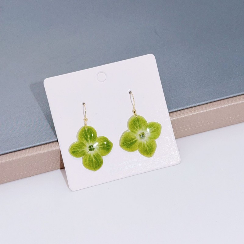 Anting Resin Epoksi Seri Bunga - Dried Flower Pressed ulasan dan harga
