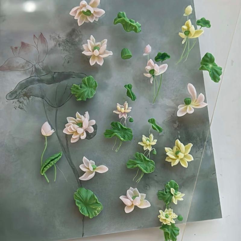 Cetakan Kuku Melengkung 3D Ser - Resin Art Template ulasan dan harga