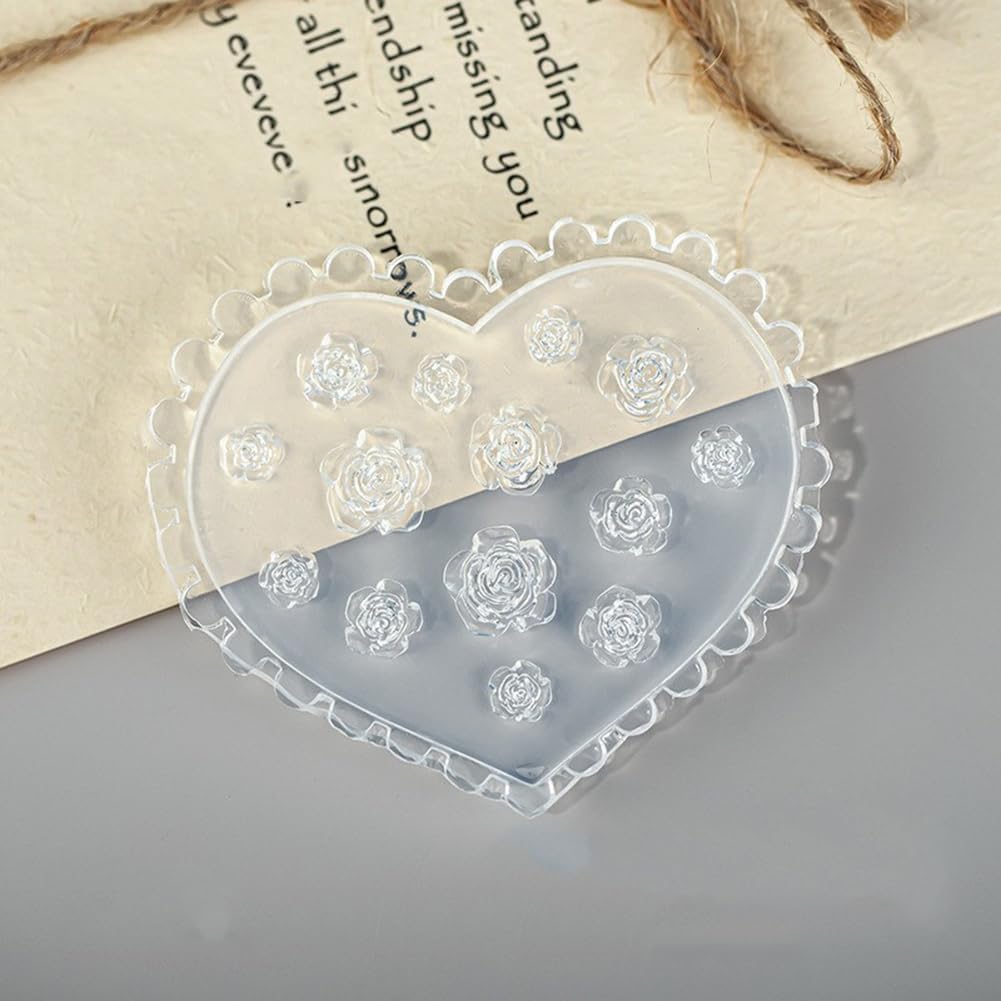 Cetakan Kuku Bunga 3D Alat Kuk - Resin Art Template ulasan dan harga