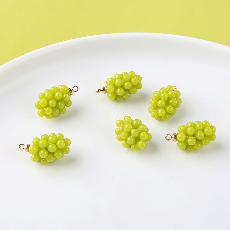 6 buah liontin resin berbentuk - Resin Art Keychain ulasan dan harga