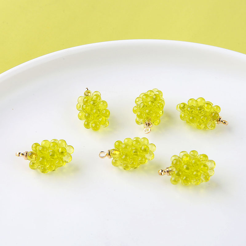 6 buah liontin resin berbentuk - Resin Art Keychain ulasan dan harga