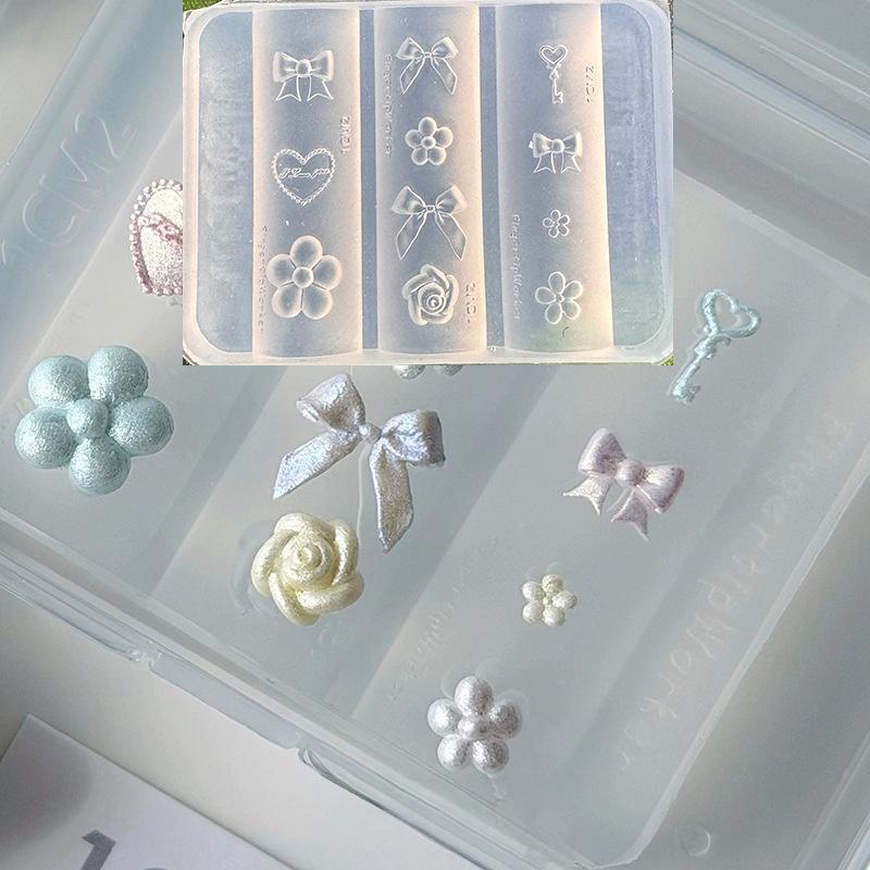 Cetakan Kuku Silikon Baru Moti - Resin Art Template ulasan dan harga