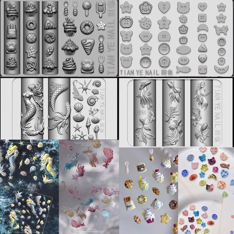Templat Putri Duyung Laut 3D d - Resin Art Template ulasan dan harga