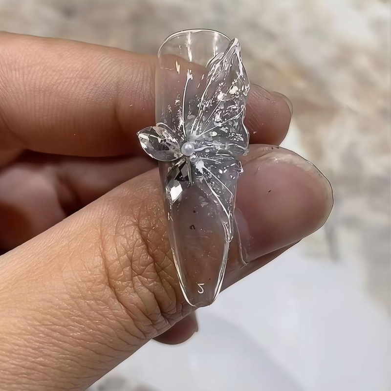 Cetakan Seni Kuku Gel 3D Bentu - Resin Art Template ulasan dan harga