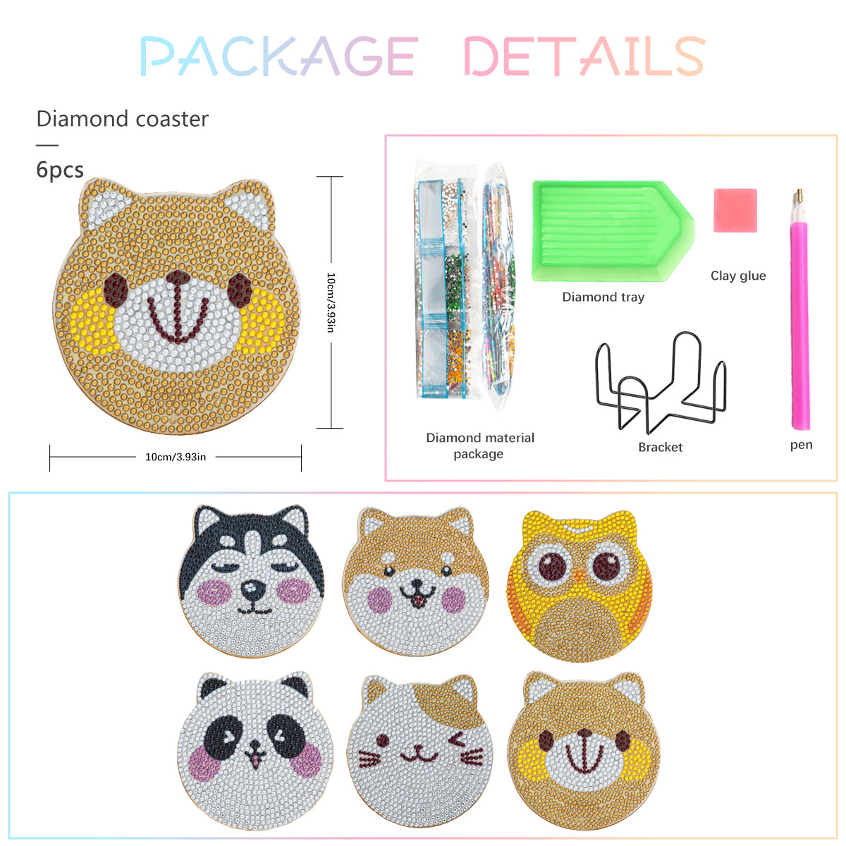 SDOYUNO Kit Tatakan Gelas Luki - Resin Art Coasters ulasan dan harga