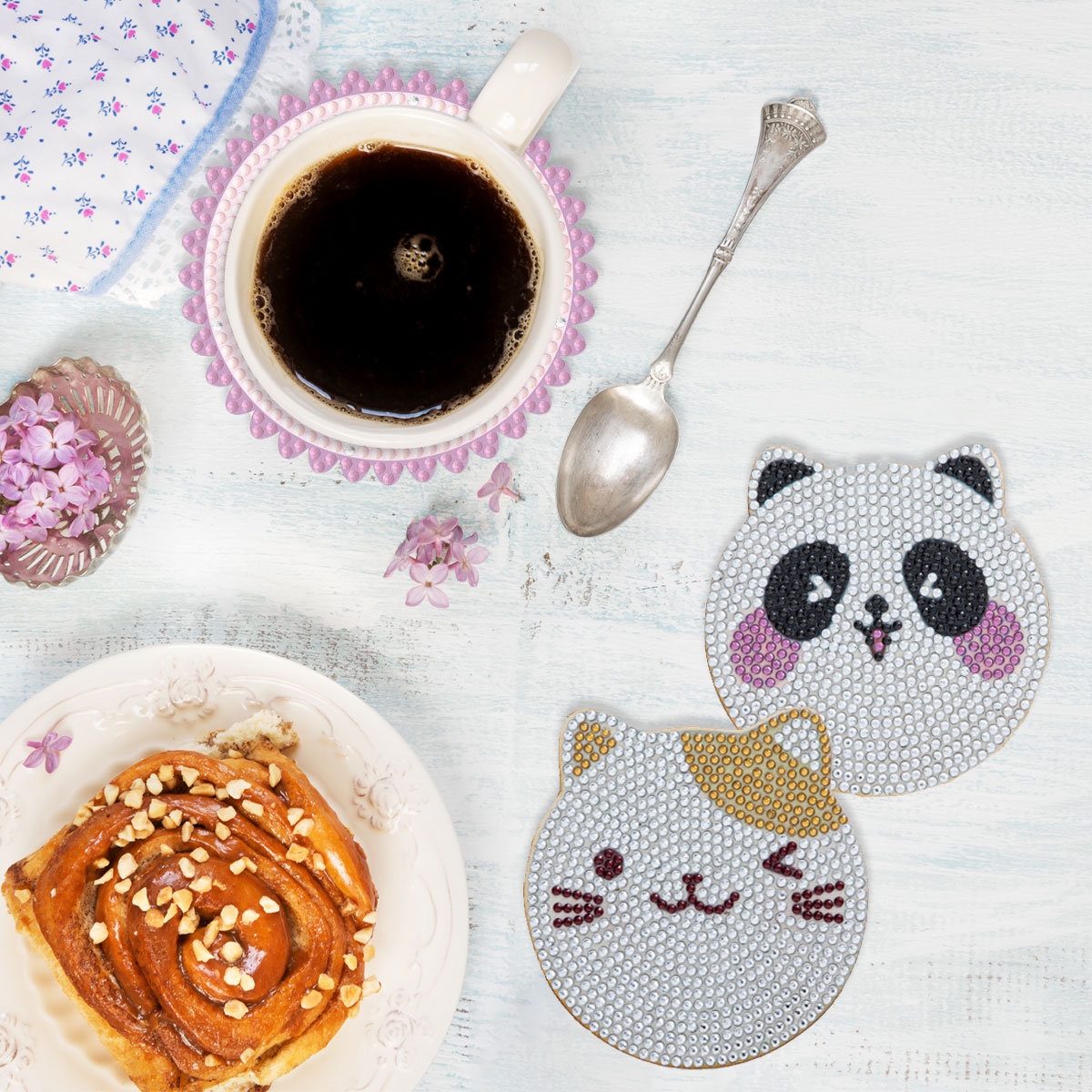 SDOYUNO Kit Tatakan Gelas Luki - Resin Art Coasters ulasan dan harga