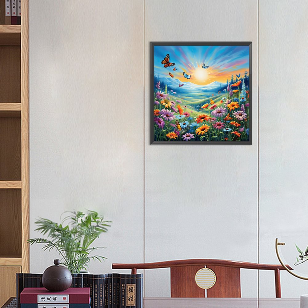 Lukisan Berlian Keluarga Rusa  - Resin Art Flowers ulasan dan harga