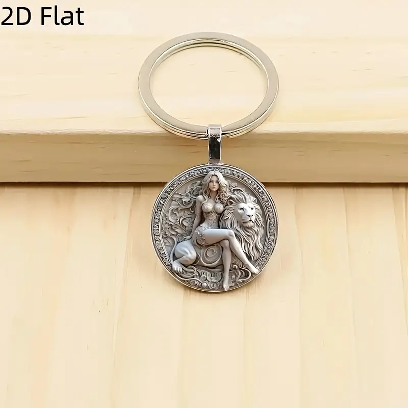 Desain Dewi dan Singa Bergaya  - Resin Art Keychain Design ulasan dan harga